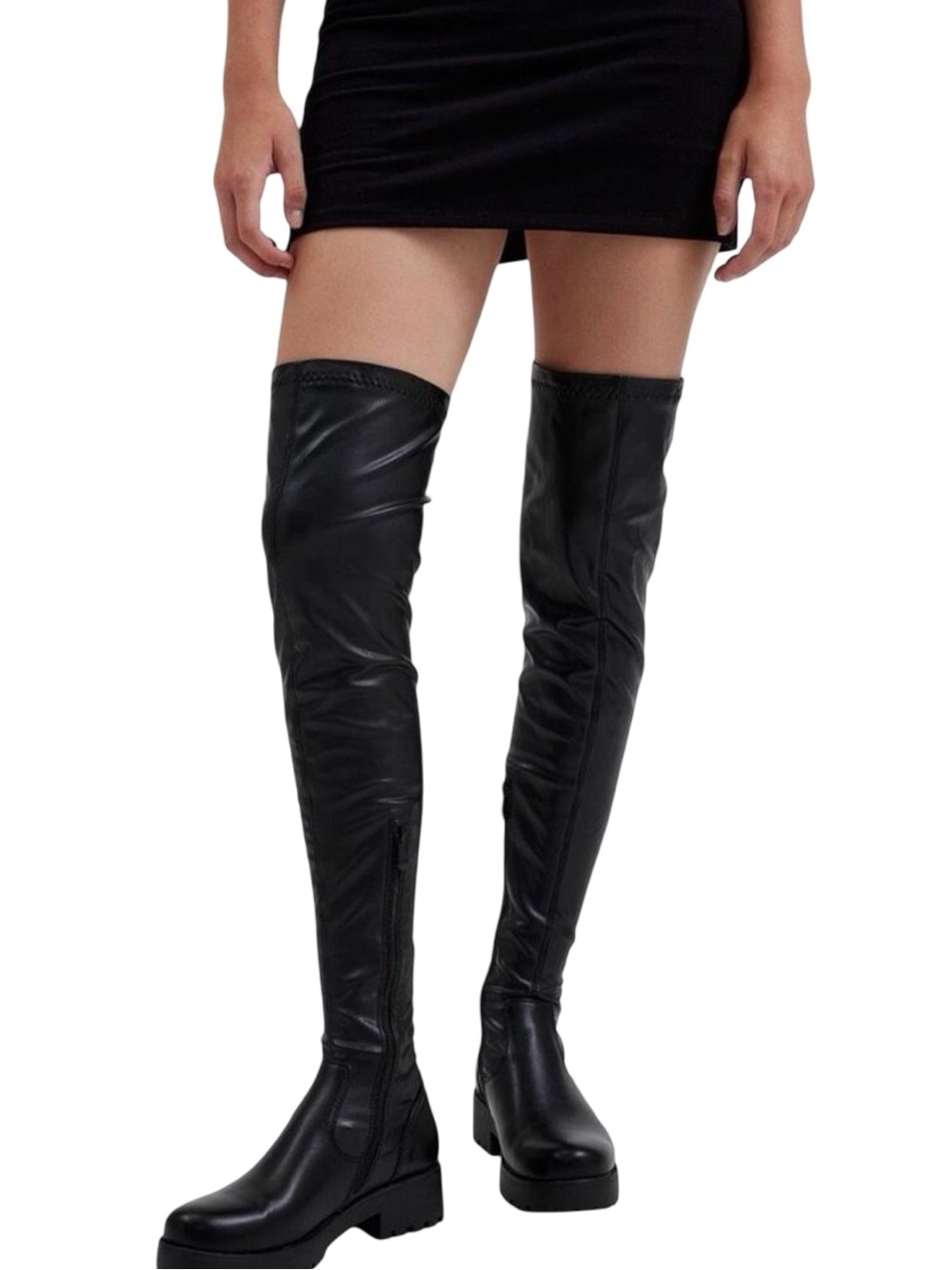 Azalea Wang Eureva Over The Knee Boots - Size 6 (36) - Black